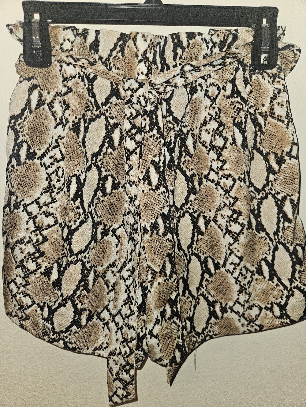 Unbranded Womans Snake Print Shorts Size S